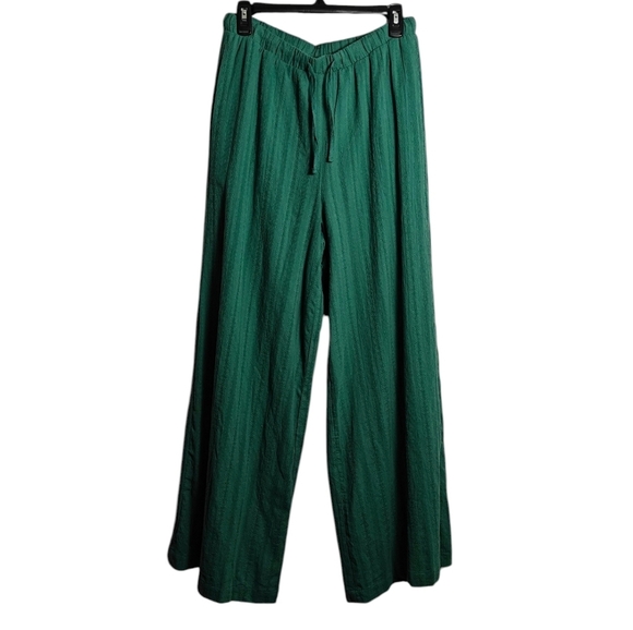 Splendid Pants - SPLENDID NWT Wide Leg Patterned Trousers in Green Size Medium